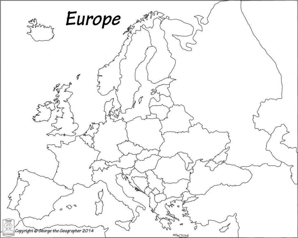 Printable Blank Map Of European Countries Printable Maps