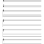 Printable Blank Staves And Tabs Free Music Sheet Blank Sheet Music