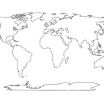 Printable Blank World Map Template Tim s Printables