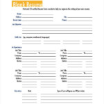 Printable Resume Template 37 Free Word PDF Documents Download