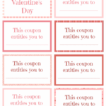 Printable Valentine Coupon Book Blank Printable Coupon Book