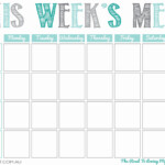 Printables The Road To Loving My Thermo Mixer Weekly Meal Planner