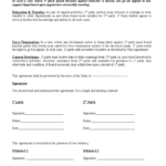 Service Agreement Template Free Printable Documents Contract