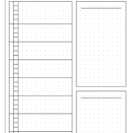 Simple Weekly Layout Template Kate Louise mealplan Bullet