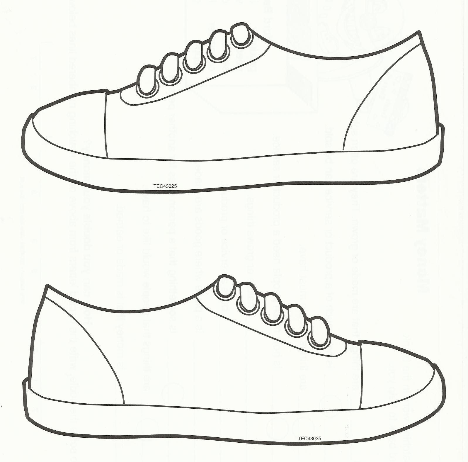 Sneaker Art Shoe Template Design Your Own Shoes